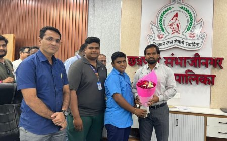 मनपा  स्कूल के छात्र जमिल शेख  ने बाॅक्सिगं प्रतियोगिता मे जीता स्वर्ण  पदक