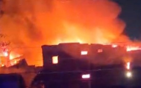 चेलीपुरा का घर संसार माॅल  भिषण अग्नी तांडव  मे जलकर स्वहा : !