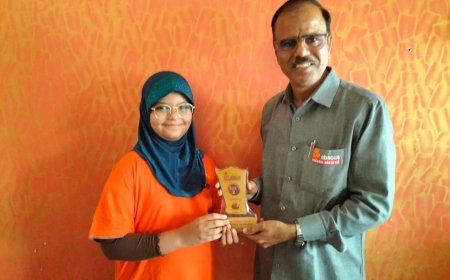 जन्नत ज़हेरा आबेदी ने अबेकस फस्ट एडव्हांस लेवल मे हासिल किए 99%  मार्क