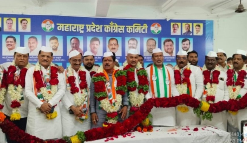 काँग्रेस के नवनियुक्त ज़िलाध्यक्ष किरण पाटील डोणगावकर ने पदभार किया ग्रहण
