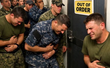 इरान से जंग के लिए तैनात अमेरिकन युद्ध पोत पर टाॅयलेट एमरजेंसी : जंग सिर्फ हथियारों से नहीं, सेहत से भी जीती-हारी जाती है