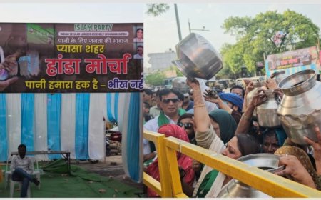 संभाजीनगर में पानी संकट पर आंदोलन या नौसिखियों का राजनीतिक रिहर्सल ?  तुम हमे सत्ता दो हम तुम्हे पानी देंगे ... ?