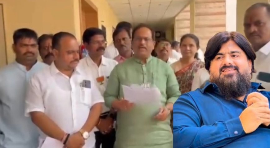 तीसरे बच्चे की जानकारी छुपाने का आरोप : भाजपा ने AIMIM नगरसेवक मेहेराज ख़ान की सदस्यता रद्द करने की उठाई मांग