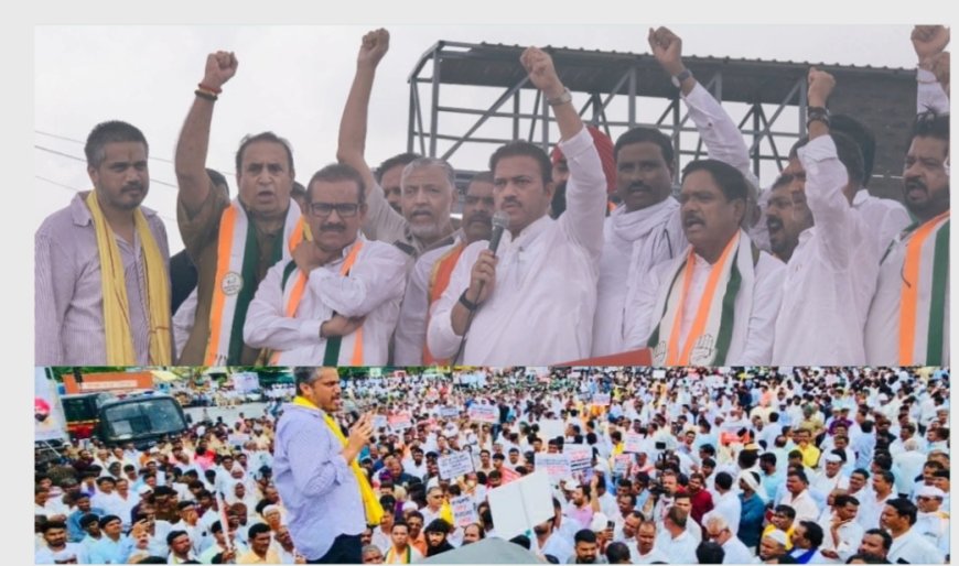 किसान बचेगा तभी देश बचेगा" के नारे के साथ शरद पवार गुट का आंदोलन, बिना शर्त कर्जमाफी की मांग